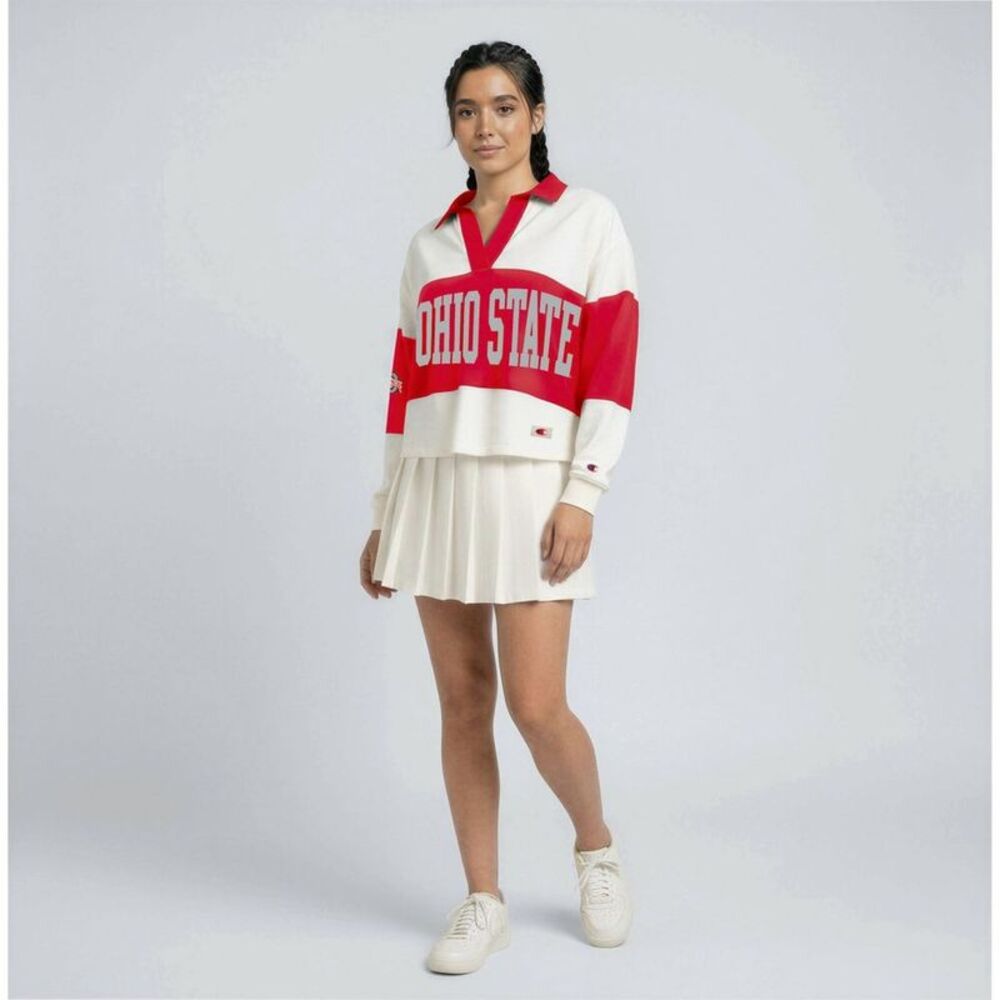 NCAA Ohio State Buckeyes Champion Women's Rugby Shirt - M